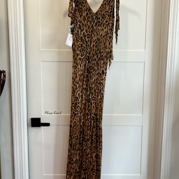 Vintage Lola P Leopard Print slip Dress size S - Picture 4 of 4